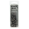 Mack 1019810 - metaalschroef verz. kop + moer rvs 8 st m5x16 | 10 stuks