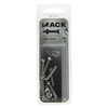 Mack 1019811 - metaalschroef verz. kop + moer rvs 6 st m5x25 | 10 stuks