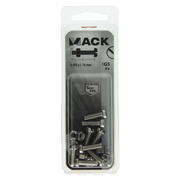 Mack 1019824 - metaalschroef cyl. kop + moer rvs 8 st m5x16 | 10 stuks - afbeelding 4
