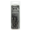 Mack 1019826 - metaalschroef cyl. kop + moer rvs 6 st m5x30 | 10 stuks