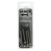 Mack 1019827 - metaalschroef cyl. kop + moer rvs 5 st m5x40 | 10 stuks