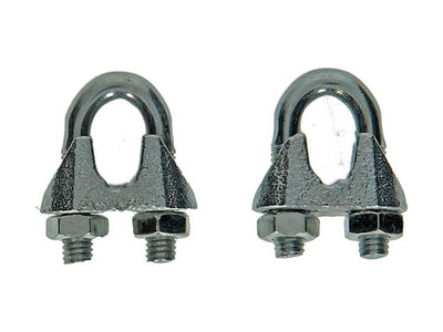 Mack 1008477 - 2 staaldraadklemmen 8mm verzinkt | 10 stuks