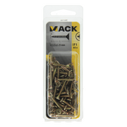 Mack 1017964 - spaanplaatschroef vz kop geelverz. 85st 3,5 x 25 mm | 5 stuks - afbeelding 4