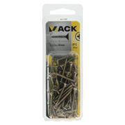 Mack 1017965 - spaanplaatschroef vz kop geelverz. 75st 3,5 x 30 mm | 5 stuks - afbeelding 6