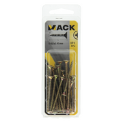 Mack 1017974 - spaanplaatschroef vz kop geelverz. 37st 4,0 x 45 mm | 5 stuks - afbeelding 4