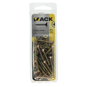 Mack 1017978 - spaanplaatschroef vz kop geelverz. 50st 4,5 x 30 mm | 5 stuks - afbeelding 6