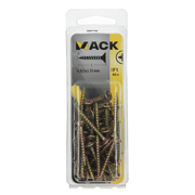 Mack 1017979 - spaanplaatschroef vz kop geelverz. 40st 4,5 x 35 mm | 5 stuks - afbeelding 4