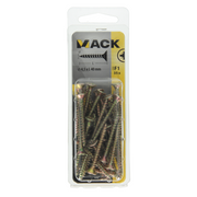 Mack 1017980 - spaanplaatschroef vz kop geelverz. 35st 4,5 x 40 mm | 5 stuks - afbeelding 4
