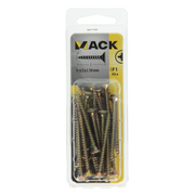 Mack 1017981 - spaanplaatschroef vz kop geelverz. 30st 4,5 x 50 mm | 5 stuks - afbeelding 4