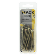 Mack 1017982 - spaanplaatschroef vz kop geelverz. 25st 4,5 x 60 mm | 5 stuks - afbeelding 6