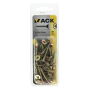 Mack 1017984 - spaanplaatschroef vz kop geelverz. 40st 5,0 x 30 mm | 5 stuks - afbeelding 6