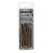 Mack 1018024 - spaanplschr.vzkop-zelfb. geelverz. 16 st 5,0 x 70 mm | 5 stuks - afbeelding 2