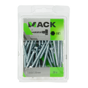 Mack 1018040 - houtdraadbout staal verzinkt 28 st 6 x 50 mm | 5 stuks - afbeelding 5