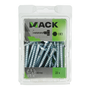 Mack 1018045 - houtdraadbout staal verzinkt 22 st 7 x 60 mm | 5 stuks - afbeelding 3
