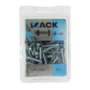 Mack 1018101 - kachelbout + moer staal verzinkt 35 st m6 x 30 mm | 5 stuks - afbeelding 3