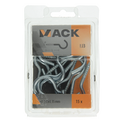 Mack 1018141 - schroefhaak staal verzinkt 15 st 5,0 x 35 mm | 5 stuks - afbeelding 5