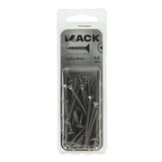Mack 1019990 - spaanplaatschroef vz kop rvs 40 st 4,0 x 40 mm | 5 stuks - afbeelding 4