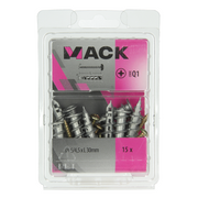 Mack 1018161 - boorplug vr gipskartplt + schr. zamac 15st 6 x 38 mm | 5 stuks - afbeelding 4