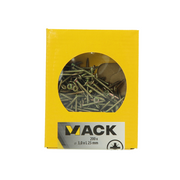 Mack 1020079 - spaanplaatschroef vz kop geel vz 200 st 3,0 x 25 mm | 5 stuks - afbeelding 3