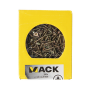 Mack 1020082 - spaanplaatschroef vz kop geel vz 200 st 3,5 x 20 mm | 5 stuks - afbeelding 3