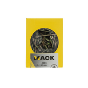Mack 1020095 - spaanplaatschroef vz kop geel vz 200 st 4,0 x 45 mm | 5 stuks - afbeelding 2