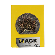 Mack 1020100 - spaanplaatschroef vz kop geel vz 200 st 4,5 x 20 mm | 5 stuks - afbeelding 4