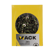 Mack 1020109 - spaanplaatschroef vz kop geel vz 200 st 5,0 x 20 mm | 5 stuks - afbeelding 3