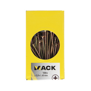 Mack 1020118 - spaanplaatschroef vz kop geelvz 100 st 5,0 x 80 mm | 3 stuks - afbeelding 6