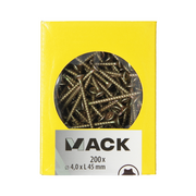 Mack 1020140 - spaanplaatschroef vz kp-zelfb.gvz 200st 4,0 x 45 mm | 5 stuks - afbeelding 3