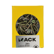 Mack 1020143 - spaanplaatschroef vz kp-zelfb.gvz 200st 4,5 x 30 mm | 5 stuks - afbeelding 4