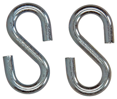 Mack 1008490 - 2 open s-haken 6,0 x 54 verzinkt | 10 stuks