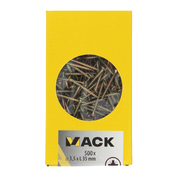 Mack 1020256 - spaanplaatschroef vz kop gvz 500 st 3,5 x 35 mm | 3 stuks - afbeelding 3