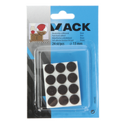 Mack 1047664 - meubelviltje zelfklevend bruin ø 13 mm 24 st pcs | 12 stuks - afbeelding 4