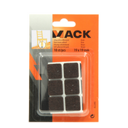 Mack 1047710 - viltpastille zelfklevend bruin 19 x 19 mm 18 st pcs | 12 stuks - afbeelding 4