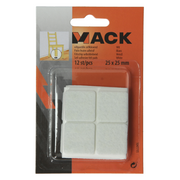 Mack 1047715 - viltpastille zelfklevend wit 25 x 25 mm 12 st pcs | 12 stuks - afbeelding 4