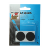 Mack 1047670 - rubberstrip zelfklevend zwart ø 25 mm 6 st pcs | 12 stuks