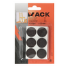 Mack 1047680 - viltpastille zelfklevend bruin ø 22 mm 12 st pcs | 12 stuks