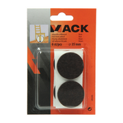 Mack 1047681 - viltpastille zelfklevend bruin ø 35 mm 6 st pcs | 12 stuks - afbeelding 4