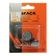 Mack 1047732 - stoelglijder met nagel vilt bruin ø 25 mm 4 st pcs | 6 stuks - afbeelding 5