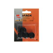 Mack 1047737 - insteekdop kunstsstof zwart ø 22 mm 4 st pcs | 6 stuks - afbeelding 4