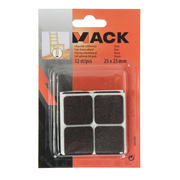 Mack 1047695 - viltpastille zelfklevend bruin 25 x 25 mm 12 st pcs | 12 stuks - afbeelding 4