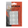 Mack 1047697 - viltpastille zelfklevend wit ø 22 mm 12 st pcs | 12 stuks