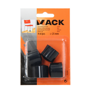 Mack 1047741 - opsteekdop kunststof zwart ø 25 mm 4 st pcs | 6 stuks - afbeelding 3