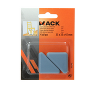 Mack 1047790 - super glijpastille zelfklevendgrijs 35x35x45 mm 4 st pcs | 12 stuks - afbeelding 4