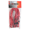 Mack 1006829 - snelbinder elastisch 8 haken rood | 5 stuks