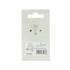 Mack 1008456 - 2 kelven recht 6mm inox | 10 stuks