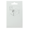 Mack 1015912 - 1 oplegmeubelslot vernikkeld 15mm | 5 stuks