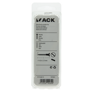 Mack 1019653 - houtschroef verzonken kop messing 9 st 4,0 x 25 mm | 10 stuks - afbeelding 6