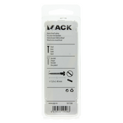 Mack 1017380 - houtschroef bolkop staal verzinkt 8 st 5,0 x 40 mm | 10 stuks - afbeelding 6