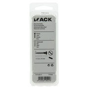 Mack 1019668 - houtschroef bolkop messing 3 st 5,0 x 45 mm | 10 stuks - afbeelding 6
